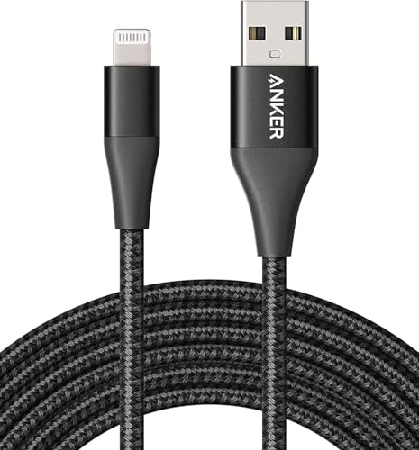 Anker Powerline+ II Lightning Cable (6ft), MFi Certified for Flawless Compatibility with...