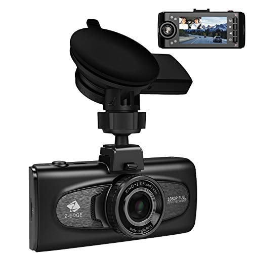 Uber Dual Dash Cam, Z-Edge F1 2.7' LCD Front and Inside Car Camera, Infrared Night Vision...