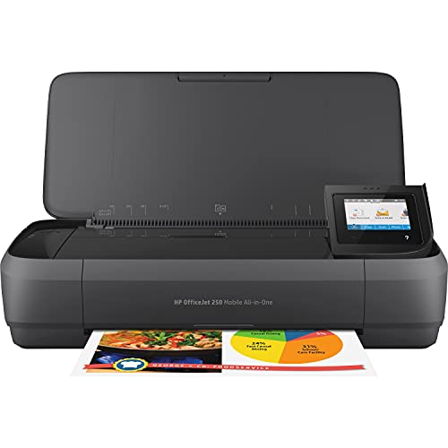 HP OfficeJet 250 All-in-One Portable Printer with Wireless & Mobile Printing, Works with...