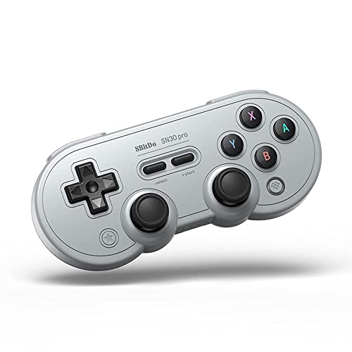8Bitdo SN30 Pro Wireless Bluetooth Controller with Hall Effect Joystick Update, Compatible...