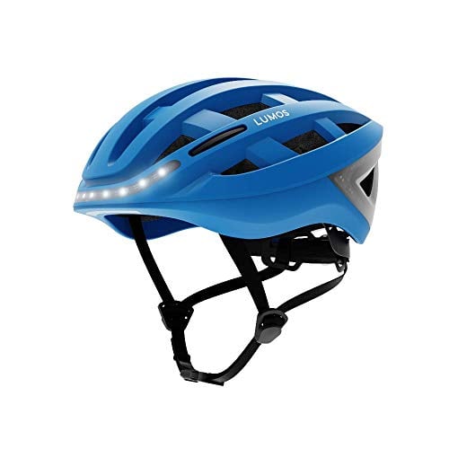 Lumos Kickstart Smart Bike Helmet | Front and Back LED Lights with Turn Signals | Sky Lime...