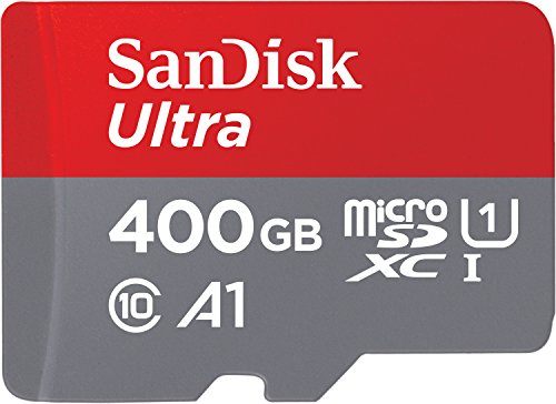 SanDisk 400GB Ultra MicroSDXC UHS-I Memory Card with Adapter - 100MB/s, C10, U1, Full HD,...