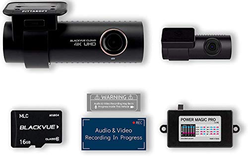 Blackvue DR900S-2CH with 16GB Micro SD Card | Power Magic Pro Hardwiring Kit Included |...