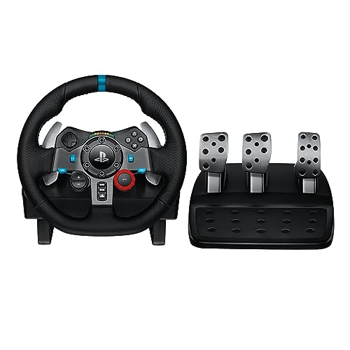 Logitech G29 Driving Force Racing Wheel and Floor Pedals, Real Force Feedback, Stainless...