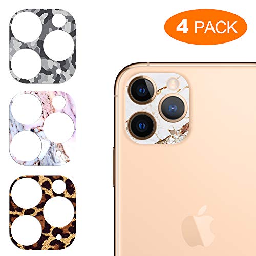 YDY for iPhone 11 Pro/iPhone 11 Pro Max Camera Lens Protector, Clear Tempered Glass+Black...