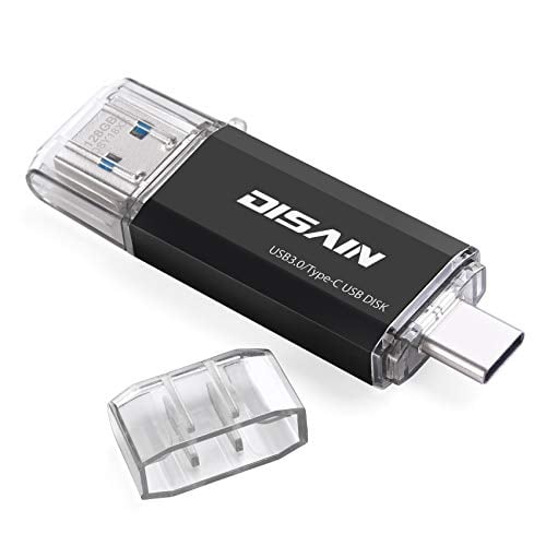DISAIN 128GB USB C Flash Drive, USB 3.0 to USB C Thumb Drive, 2 in 1 OTG USB C Memory...