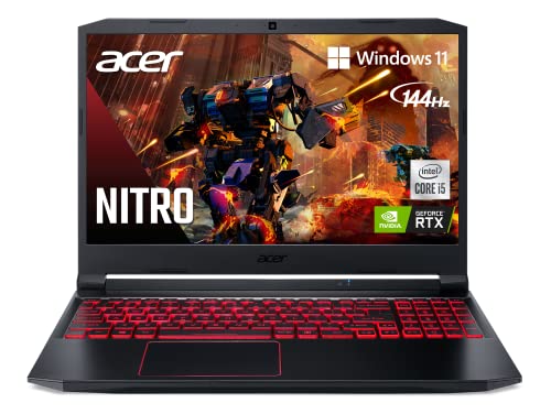 Acer Nitro 5 AN515-55-53E5 Gaming Laptop | Intel Core i5-10300H | NVIDIA GeForce RTX 3050...