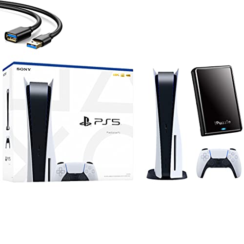 Sony PS5 Playstation 5 Console Disc Version - Wireless Controller, x86-64-AMD Ryzen Zen 8...