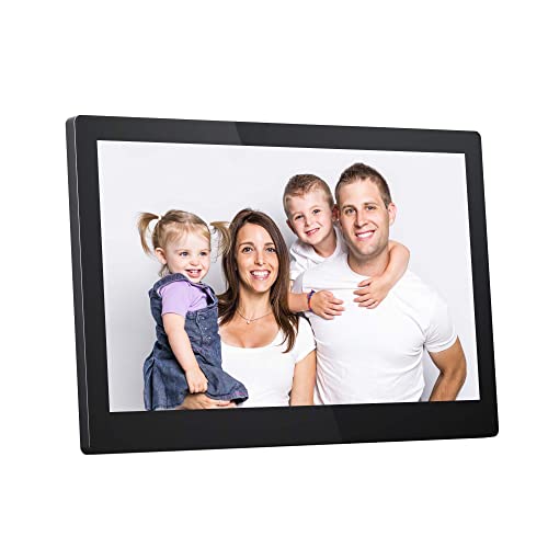 Dragon Touch Classic 15 Digital Picture Frame, 15.6” FHD Touch Screen WiFi Digital Photo...