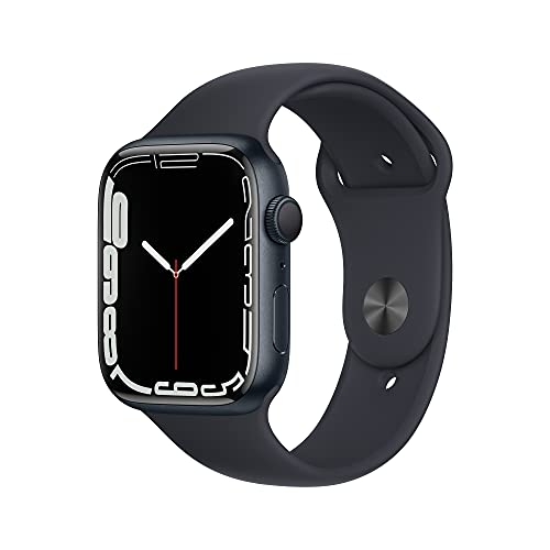 Apple Watch Series 7 [GPS 45mm] Smart watch w/Midnight Aluminum Case with Midnight Sport...