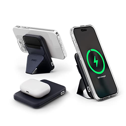 MOFT Modular Magnetic Phone Stand Power Bank Set, Foldable Stand and Portable Wireless...
