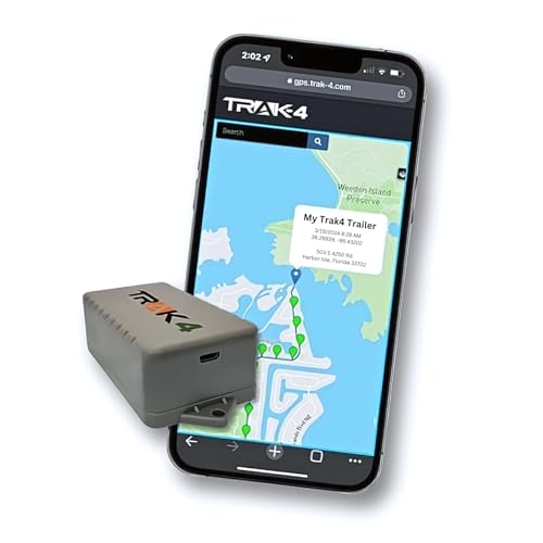 Trak-4 GPS Tracker for Tracking Assets, Equipment, and Vehicles. Email & Text Alerts....