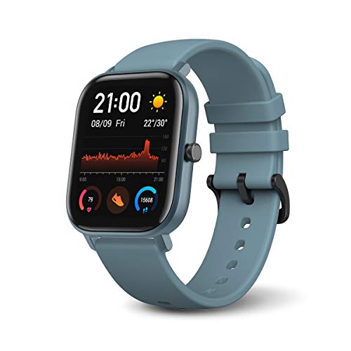 Amazfit GTS Fitness Smartwatch with Heart Rate Monitor, 14-Day Battery Life, Music...