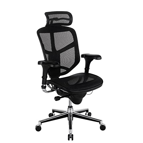 WorkPro® Quantum 9000 Series Ergonomic Mesh High-Back Executive Chair, Black, BIFMA...