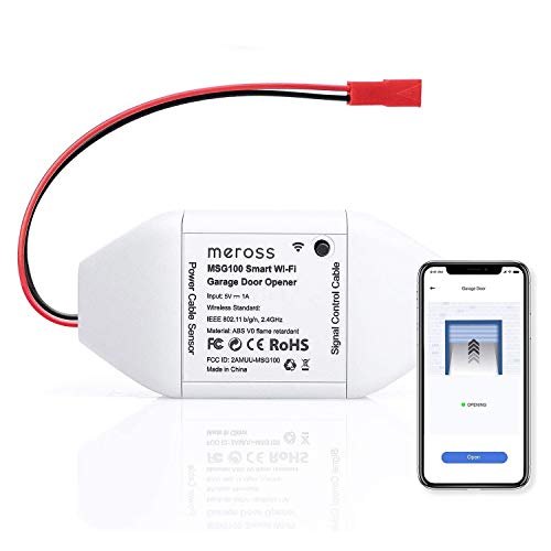 meross Smart WiFi Garage Door Opener Remote, App Control, Works with Alexa, Google...