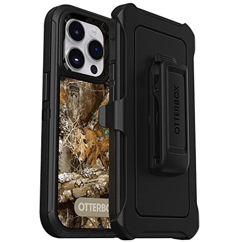 OtterBox iPhone 14 Pro (ONLY) Defender Series Case - REALTREE EDGE (Blaze Orange/Black/RT...