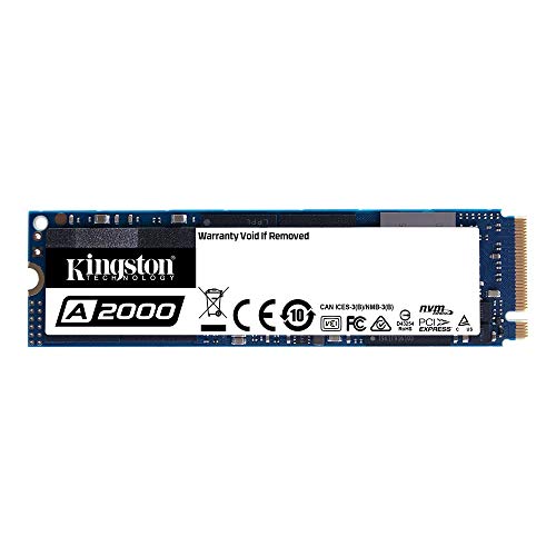 Kingston 1TB A2000 M.2 2280 Nvme Internal SSD PCIe Up to 2000MB/S with Full Security Suite...