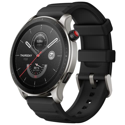Amazfit GTR 4 Smart Watch 46mm, GPS, Alexa Built-In, Bluetooth Calls & Text, 14-Day...