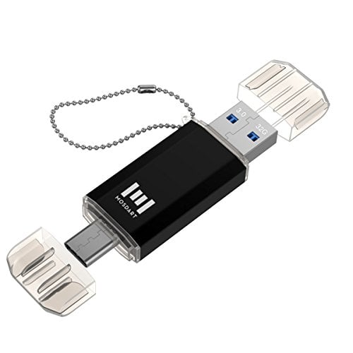 MOSDART 32GB Type C Dual Flash Drive (USB-A 3.0 / USB-C3.0) High Speed for USB C...