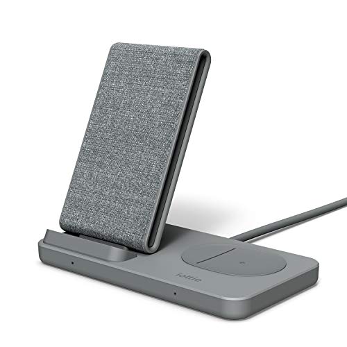iOttie iON Wireless Duo CERTIFIED BY GOOGLE 10W Stand + 5W Pad Qi-Certified Charger | MADE...