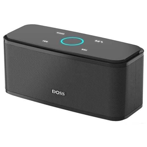 DOSS SoundBox Touch Wireless Bluetooth Speaker with 12W HD Sound and Bass, IPX5...