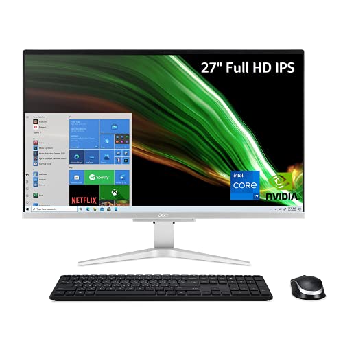 Acer Aspire C27-1655-UA93 AIO Desktop | 27' Full HD IPS Display | 11th Gen Intel Core...