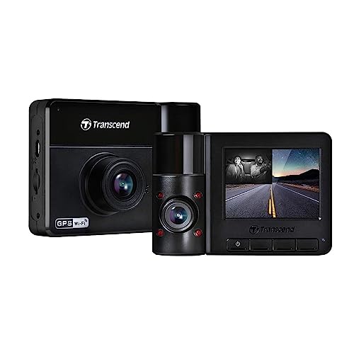 Transcend DrivePro 550 Dual Camera Dashcam for Cars | Full HD 1080P | Sony STARVIS™ |...