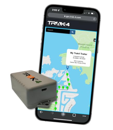Trak-4 GPS Tracker for Tracking Assets, Equipment, and Vehicles. Email & Text Alerts....