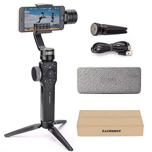 Zhiyun Smooth 4 Gimbal Stabilizer for Smartphone iPhone Android Cell Phone 3-Axis Handheld...