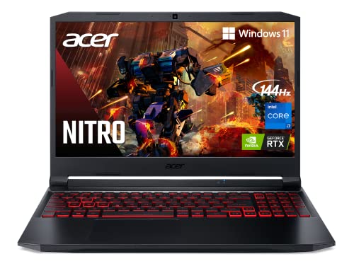 Acer Nitro 5 AN515-57-79TD Gaming Laptop | Intel Core i7-11800H | NVIDIA GeForce RTX 3050...