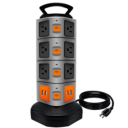 Power Strip Tower, Lovin Product Surge Protector Electric Charging Station, 14 Outlet...