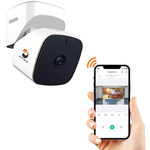 Alcidae Garager 2, Smart WiFi Garage Control,Integrated Security Camera,View and...