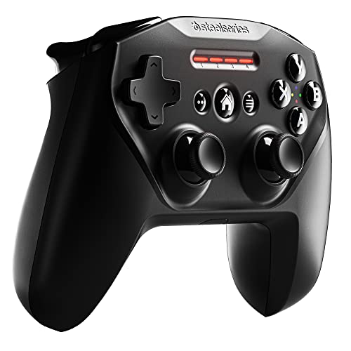 SteelSeries Nimbus+ Bluetooth Mobile Gaming Controller with iPhone Mount, 50+ Hour Battery...