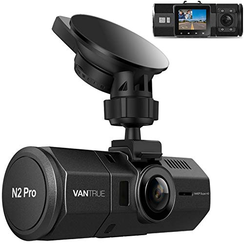 Vantrue N2 Pro Uber Dual Dash Cam Infrared Night Vision, Dual Channel 1080P Front and...