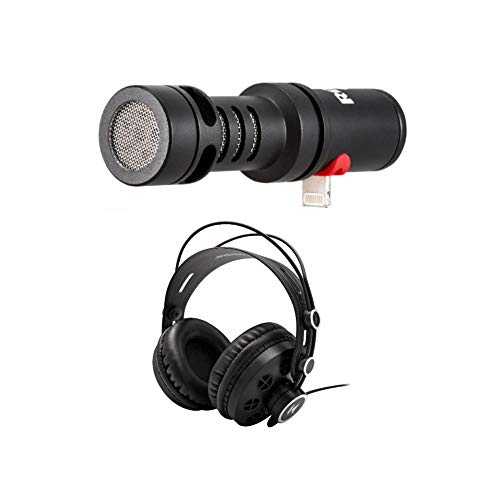 Rode VideoMic Me-L Directional Microphone with Knox Open-Back Studio Headphones (2 Items)