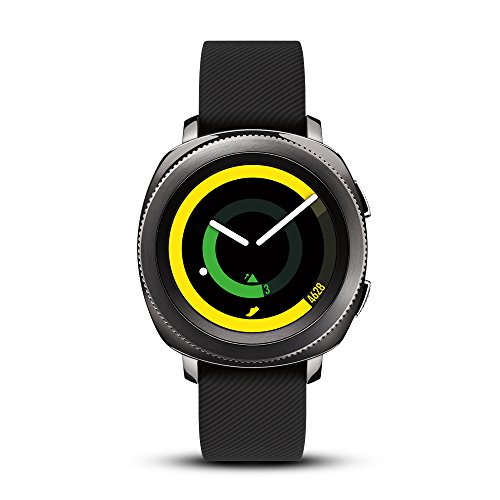 SAMSUNG Gear Sport Smartwatch (Bluetooth), Black, SM-R600NZKAXAR – US Version with...