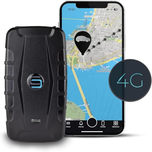 SALIND GPS magnetic, up to 180 Days Battery - Car GPS Tracker for Vehicles, Motorcycles &...