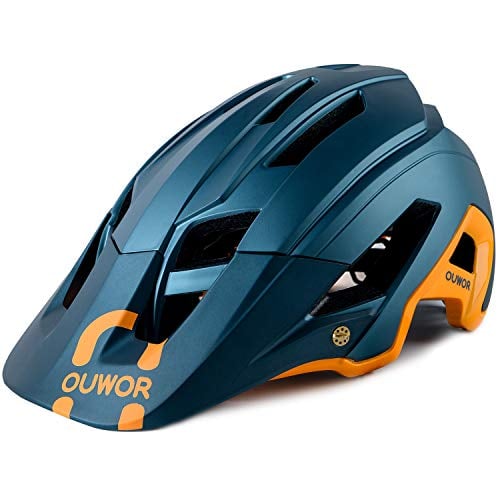 OUWOR Road & Mountain Bike MTB Helmet for Adult Men Women Youth, with Removable Visor and...