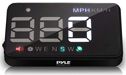 Pyle 3.5’’ Car HUD - Head-Up Display Multi-Color Windshield Screen Projector Vehicle...