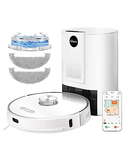 Ultenic T10 Robot Vacuum and Mop Combo, Self Emptying for 60-Day Hands Free, LiDAR...