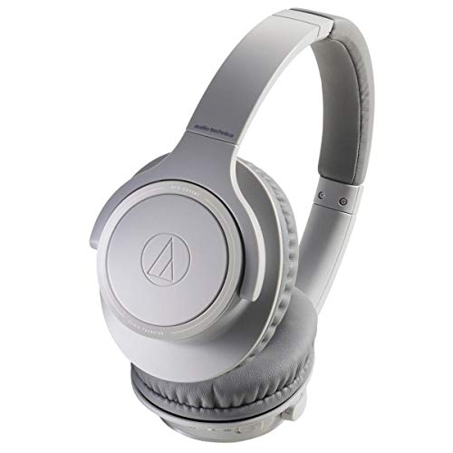 Audio-Technica ATH-SR30BTGY Bluetooth Wireless Over-Ear Headphones, Natural Gray