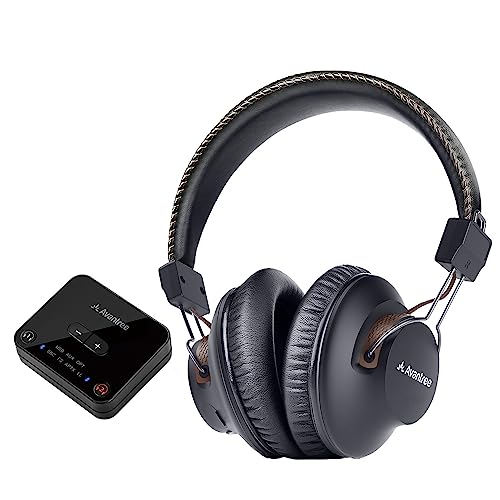 Avantree HT4189 40Hrs Wireless Headphones Set for TV Watching with Transmitter (Digital...