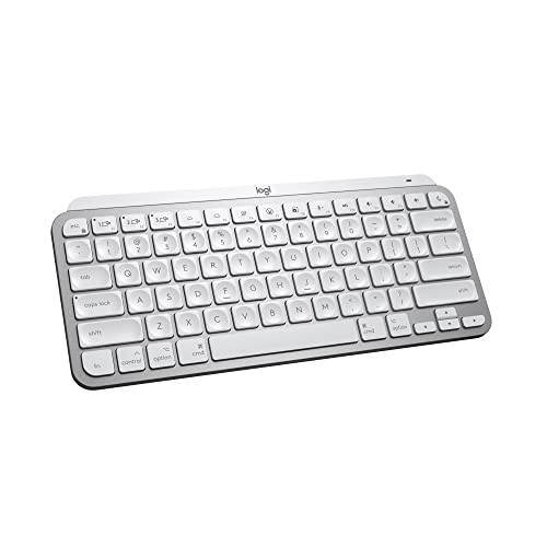 Logitech MX Backlit Keys Mini for Mac Minimalist Wireless Illuminated Keyboard, Compact,...