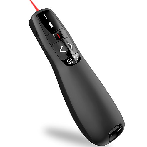Wireless Presenter Remote, RF 2.4GHz USB Presentation Remote Control PowerPoint...