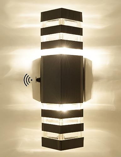 Dusk to Dawn Sensor Outdoor Wall Light Modern Exterior Wall Sconce Porch Light Fixture,...