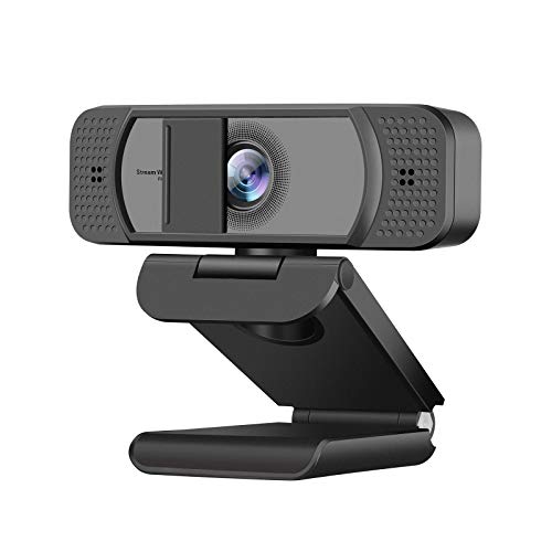 JETAKu Webcam HD 1080p-Streaming Webcam with Privacy Cover for Desktop Computer PC,100°...