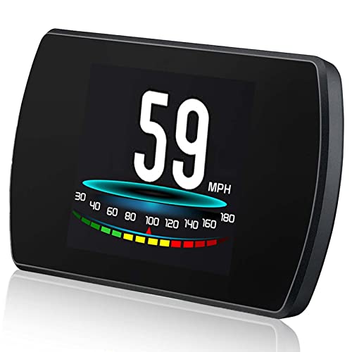 ACECAR Upgrade T800 Universal Car HUD Head Up Display Digital GPS Speedometer with Compass...