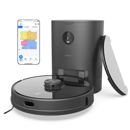 Neabot N2 Robot Vacuum with Self-Emptying, Wi-Fi Connected, Compatible with Alexa, Lidar...