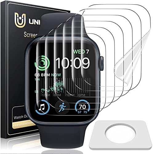 UniqueMe for Apple Watch Ultra Screen Protector 49mm, Military Grade Shockproof Case...