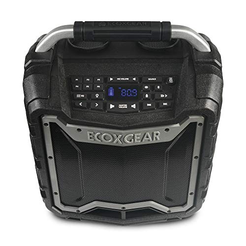 ECOXGEAR EcoTrek Rugged Waterproof Floating Portable Bluetooth Wireless 100 Watt Stereo...